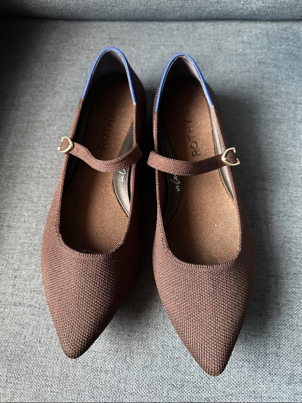 Rothy’s The Point II chocolate brown